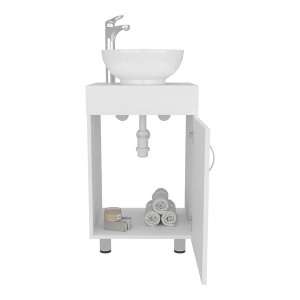 English Elm Colville Floating Wall Mount Vanity Cabinet Matte Finish Modern Bathroom Storage B092P439904