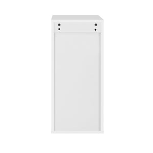 English Elm Wall Mounted Floating Cabinet with Adjustable Height and Modular Design for Custom Bathroom Storage White N710P324099K