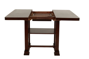 English Elm Classic 60" Dining Table with 18" Butterfly Leaf — Elegant Veneer Finish, Sturdy Rubberwood Base, 30"H Cherry 56 L x 56 W x 7 H B011S01791