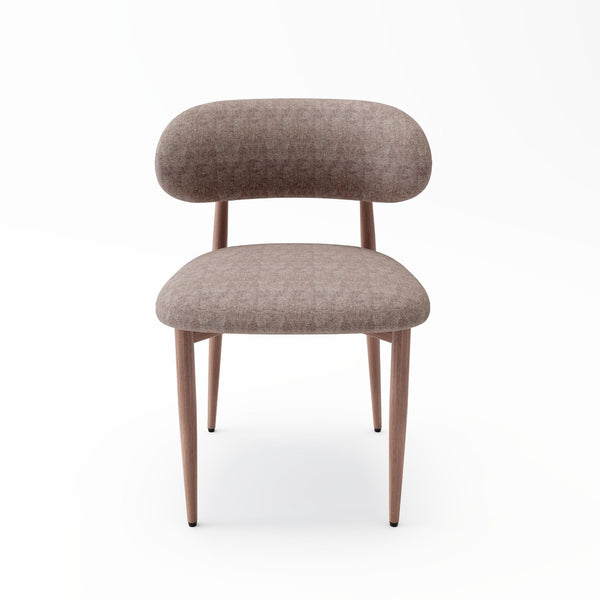 English Elm Dining Chair Set with Wood Grain Metal Frame Upholstered Seat Modern Farmhouse Kitchen Coffee W3316P449689