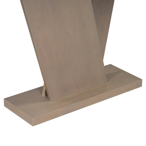 English Elm Christopher Knight Home® - Mirod Acacia Veneer Console Table with V-Base Pedestal, Slim Rectangular Design, 220 lb Capacity taupe N760P237962N