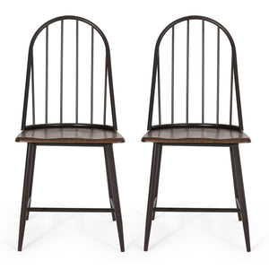 English Elm Christopher Knight Home® - DINING Chair Dark Brown Engineered Wood Farmhouse Spindle Back Rustic Cottage Style Durable Comfort (98) 68147.00