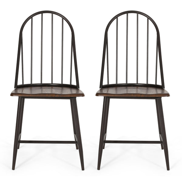 English Elm Christopher Knight Home® - DINING Chair Dark Brown Engineered Wood Farmhouse Spindle Back Rustic Cottage Style Durable Comfort (98) 68147.00