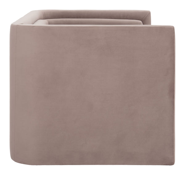 Trippel Loveseat Taupe 110306 Zuo Modern