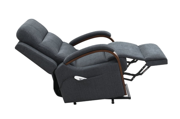 English Elm Kayla Power Lift Recliner with Zero Gravity Massage Heating and Chenille Upholstery B2726P469551
