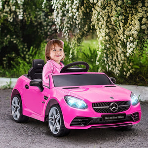 English Elm Aosom Mercedes Slc 300 Kids Ride on Electric Car with Remote 12v Battery Powered W2225P200561