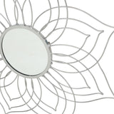 Christopher Knight Home® - Noble House - Oakley Floral Silver Finished Wall Mirror