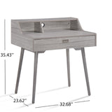 Hearth and Haven Study Desk 60362.00GRY 60362.00GRY