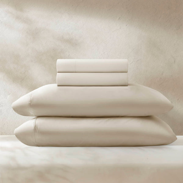 JLA Home Harbor House - Stretch Jersey Sheet Set—Cooling, Moisture-Wicking 4-Way Stretch Knit, Silky Soft, OEKO-TEX® Certified Comfort HHD20-1901