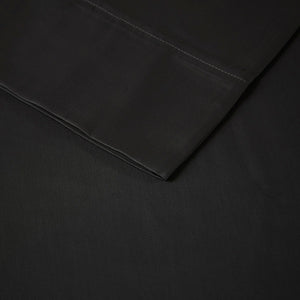 JLA Home Madison Park - Cotton Sateen 1500TC 4-Piece Sheet Set — Peached Finish, OEKO-TEX Certified, Wrinkle-Resistant Comfort Black MP20-8505