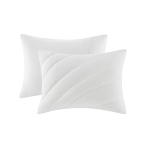 English Elm 2 Piece Jersey Knit Quilted Comforter Set Hypoallergenic Soft Twin Bedding B035P319897