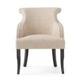 Christopher Knight Home® - Noble House - Filmore Light Beige Fabric Arm Chair