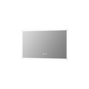 English Elm Aurorium Led Lighted Vanity Mirror with Defogger Touchscreen 48 Inch Bathroom Wall B2731P478350