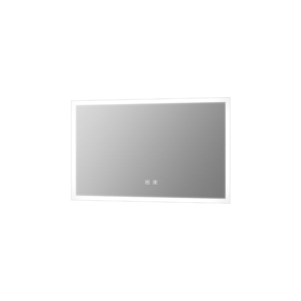English Elm Aurorium Led Lighted Vanity Mirror with Defogger Touchscreen 48 Inch Bathroom Wall B2731P478350