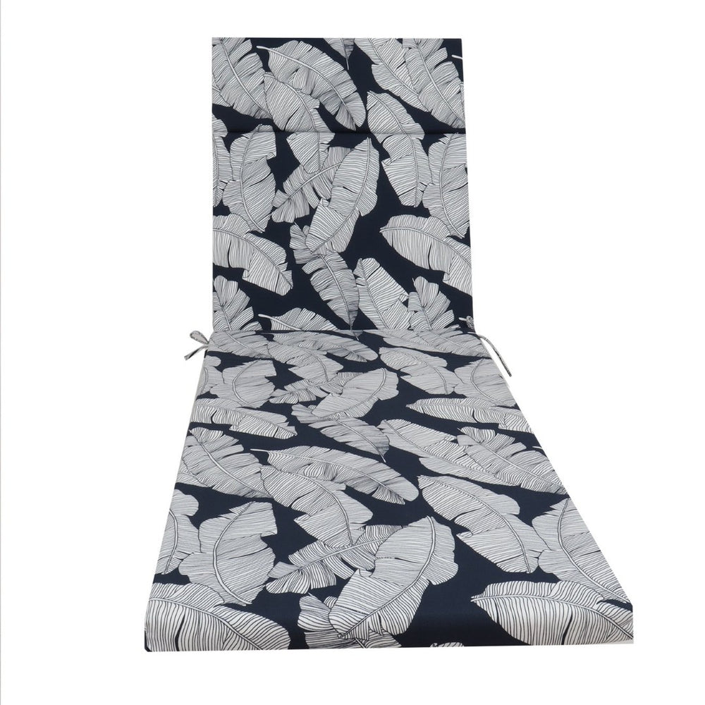 English Elm 2 Leaf Print Outdoor Chaise Lounge Cushions Polyester Resort Pool Patio Set W2911P277431