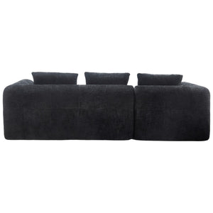 English Elm United We Win 98.42-Inch Modern Modular L-Shaped Sectional Sofa With Chaise & Convenient Side Pockets W1568S00144-GIGA