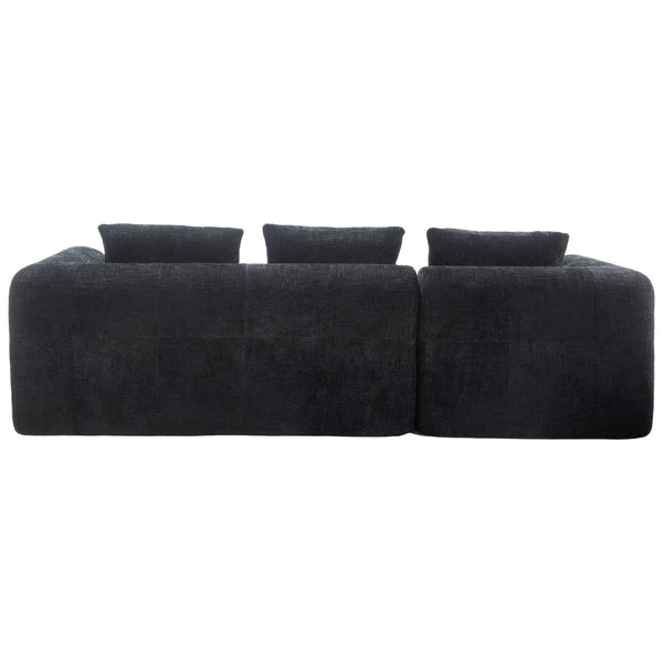 English Elm United We Win 98.42-Inch Modern Modular L-Shaped Sectional Sofa With Chaise & Convenient Side Pockets W1568S00144-GIGA