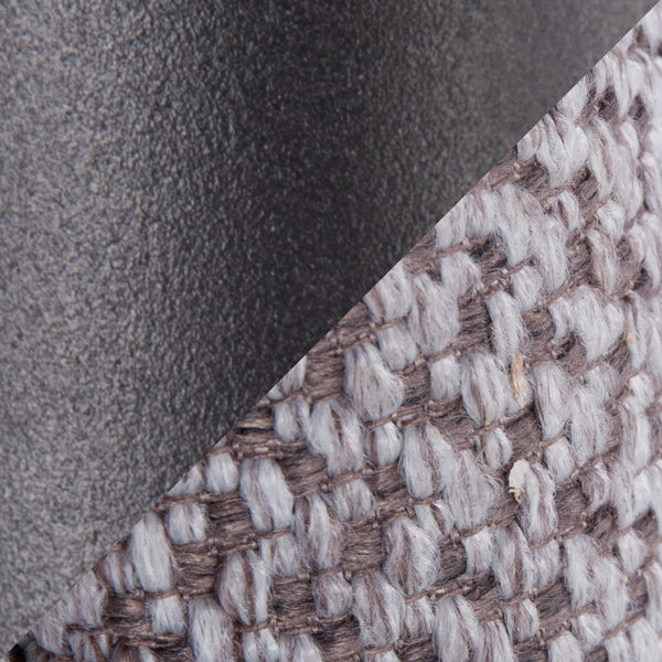 English Elm Braided Matisse Queen Headboard with Plush Braided Fabric Upholstery and Sleek Black Metal Frame, Contemporary Bedroom Statement Grey B202P223758