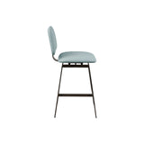 INK+IVY Rogue Modern/Contemporary Armless 360 Degree Swivel Counter Stool 25"H II104-0504 Dusty Blue