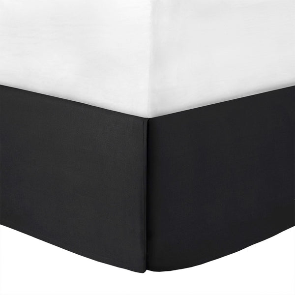 English Elm 7 Piece Dune Faux Suede Comforter Set Grey Full – Pintuck Design, Soft Microsuede, Contrasting Black Accents B03596790