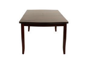 English Elm Espresso Rubberwood Dining Table 60" with Self-Storing 18" Butterfly Leaf Modern 30"H Elegance B011P342789