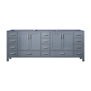 English Elm Dark Grey Double Bath Vanity – Spacious 84" Design With Soft-Close Drawers & Durable Storage Solutions B2731P258970