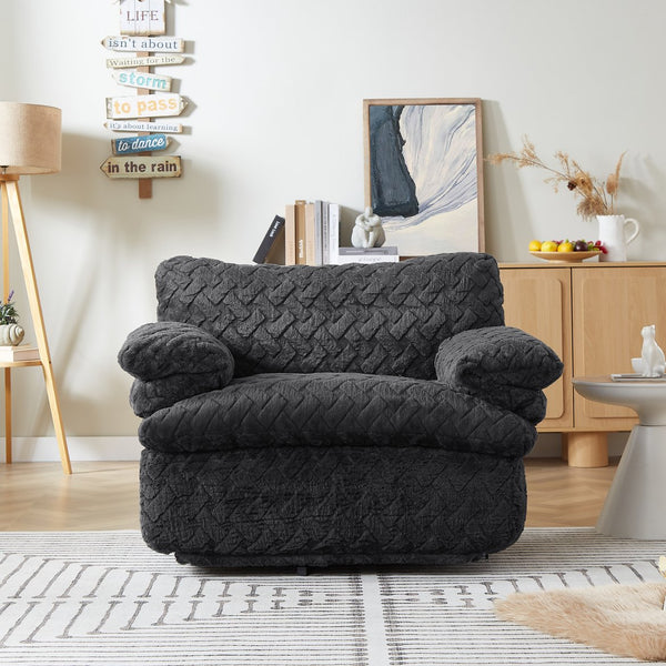 English Elm Liyasi Full Compression Swivel Lounge Chair – Ergonomic, Stylish Comfort For Relaxation & Napping W820P312317
