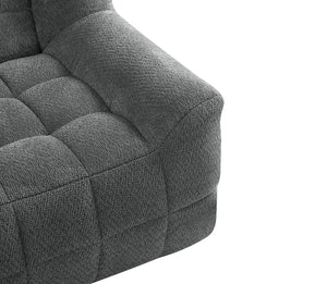 English Elm Liyasi Modular Full Compression Sofa — Plush Memory Foam Seating, Premium Fabric, No Assembly Needed Grey W820P293130