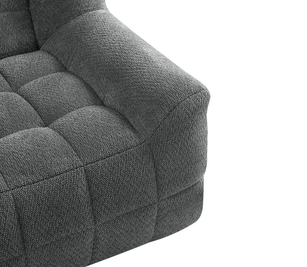 English Elm Liyasi Modular Full Compression Sofa — Plush Memory Foam Seating, Premium Fabric, No Assembly Needed Grey W820P293130