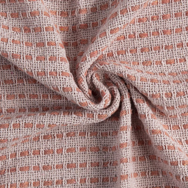 English Elm 50X60" Decorative Pink Cotton Throw Blanket Set With Tassels - Stylish, Soft, And Versatile Comfort! W2078P345504