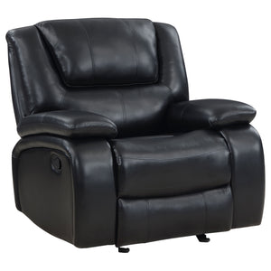 English Elm Elodie Glider Recliner Chair – Elegant Black Upholstered Comfort For Living Rooms & Reading Nooks B062P354071