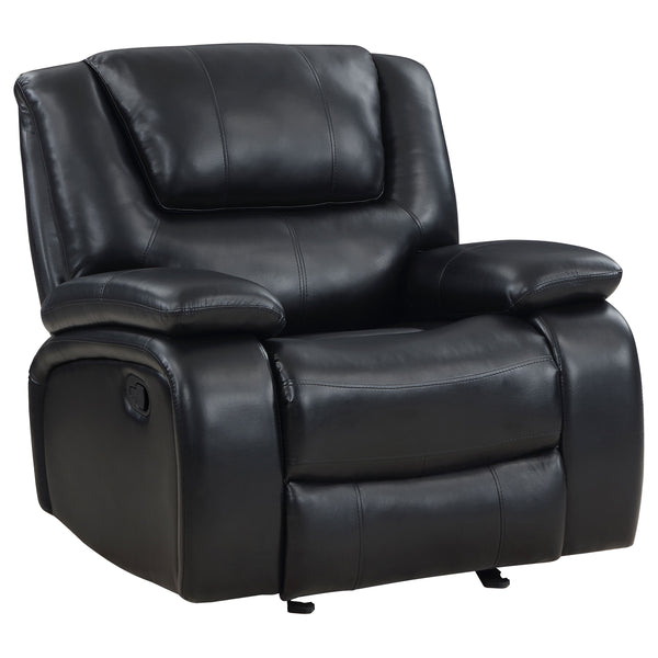 English Elm Elodie Glider Recliner Chair – Elegant Black Upholstered Comfort For Living Rooms & Reading Nooks B062P354071