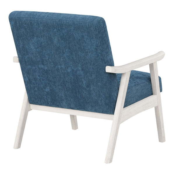 OSP Home Furnishings Weldon Armchair Navy