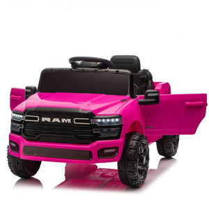 English Elm Licensed Dodge Ram 3500 12v Kids Ride on Truck with Parental Remote and Rear Suspension W1578P346251