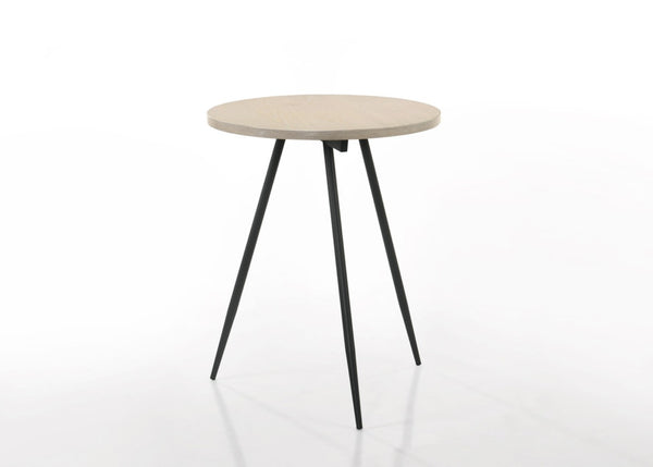 English Elm Orsola Barrel Tub Chair and Table Set Gray Upholstered Contemporary Sitting Group B2749S00003