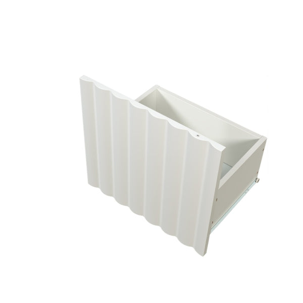 English Elm Tv Stand For 65+ Inch Tvs - Modern White Entertainment Center With Storage & Stylish Metal Legs W331S00184-GIGA