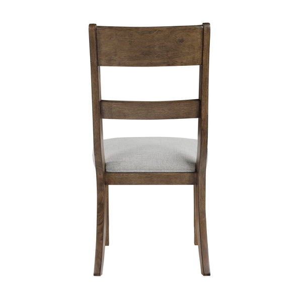 English Elm Contemporary Farmhouse Extendable Dining Set Birch Wood Seats Six Light Brown Finish B011S02464