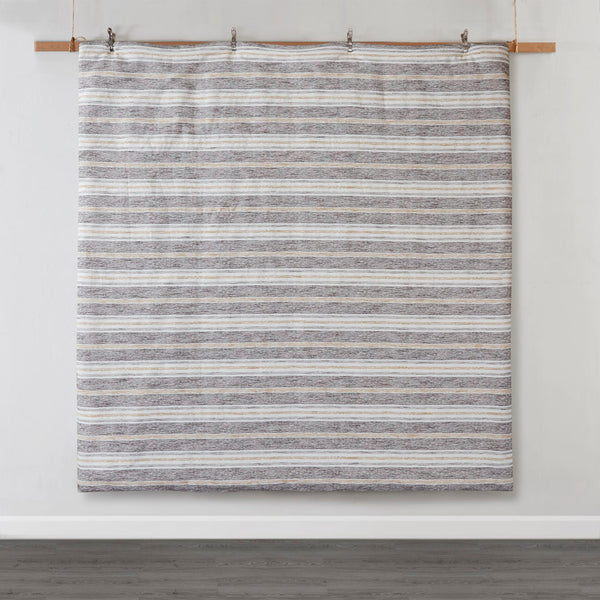 JLA Home Madison Park Signature - Oversized Chenille Jacquard Striped Comforter Set — Plush Textured Stripes, Hypoallergenic Fill, Layered Style 96 L x 110 W x 1.5H MPS10-516