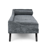 Christopher Knight Home® - Noble House - Cagle Mid-Century Modern Fabric Chaise Lounge