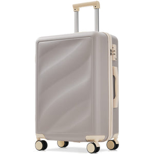 English Elm Luggage 3 Piece Hard Shell Abs Suitcase Set with Spinner Wheels and Tsa Lock Grayish Purple N730P304620V