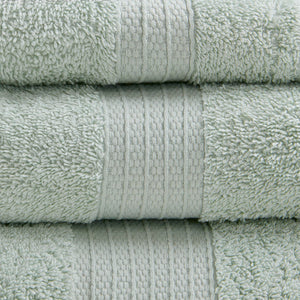 JLA Home Madison Park - 6 Piece Organic Cotton Towel Set - Hotel-Soft 650 GSM, GOTS & OEKO-TEX Certified, Oversized Bath Towels Included MP73-5141