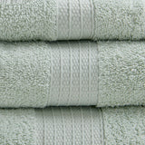 Madison Park Organic Modern/Contemporary 6 Piece Organic Cotton Towel Set MP73-5141 Seafoam