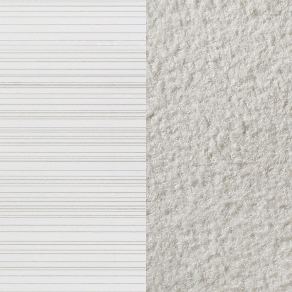 English Elm Annie Glam Queen Bed Glittering Stripe Upholstered Headboard Padded White Panel Frame B062S01599