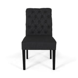 Christopher Knight Home® - Noble House - Broxton Tufted Rolltop Dining Chairs - Set of 2