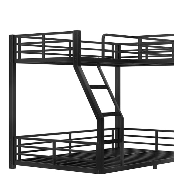 English Elm L-Shaped Triple Bunk Bed With Slide, Usb Ports, And Space-Saving Design For Kids & Teens, Black W1580S00277