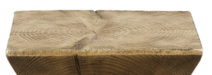 English Elm Zahi Oak Accent Table — Eco-Friendly Fiber Concrete, Rustic-Modern Organic Texture, Sturdy Style B2726P248606