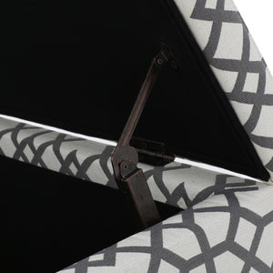 English Elm Christopher Knight Home® - Ottoman - Stylish Gray & White Storage Ottoman With Lift-Top, Extra Seating & Modern Design 60159.00GGMT