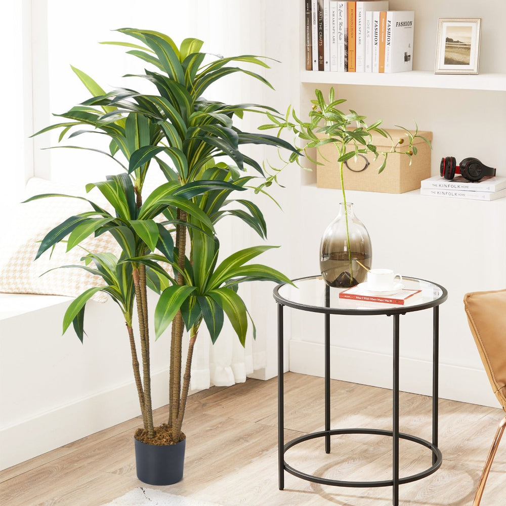 English Elm Realistic Artificial Olive Tree 150Cm – Lifelike Silk Leaves, Natural Trunk, Low-Maintenance Home Decor T3950P399815-GIGA