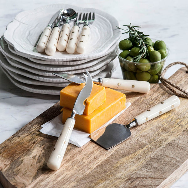 English Elm S/5 Elegant Cutlery Set In Gift Box – Stylish Resin Handles & Stainless Steel For Every Occasion W2078P284549-GIGA