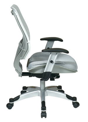 OSP Home Furnishings Spaceflex® Ergonomic Office Chair with Lumbar Support Synchro Tilt and Breathable Mesh Seat 86-M22C625R
